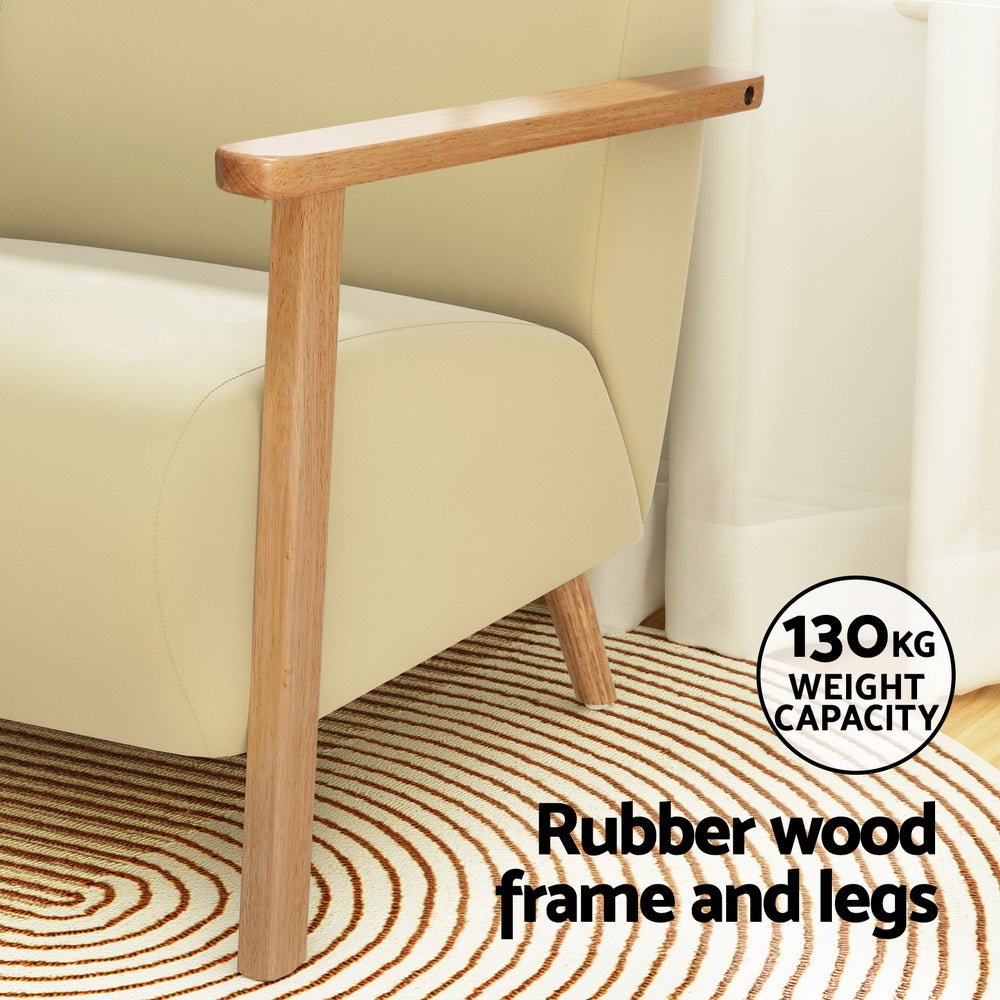 Scandi Velvet Haven Armchair - Scandi Nooks